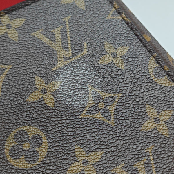 CLUNY Monogram Coated Canvas Brown