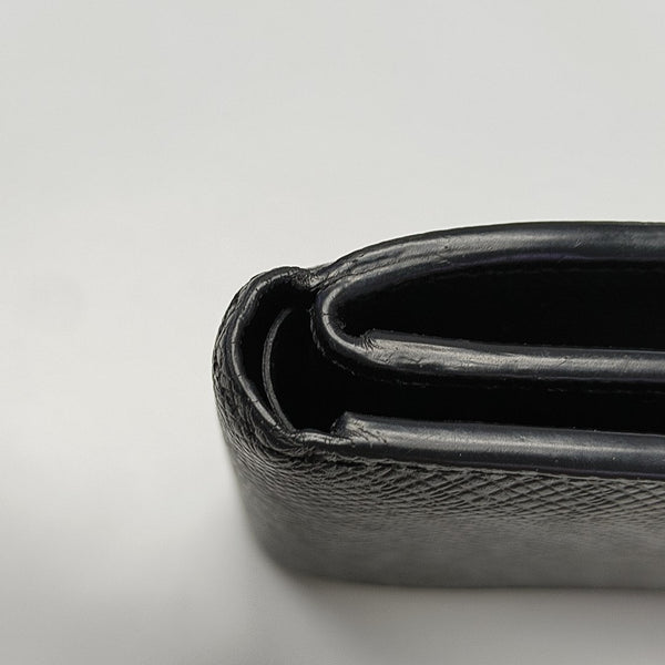 AMERIGO Calfskin Black Wallet