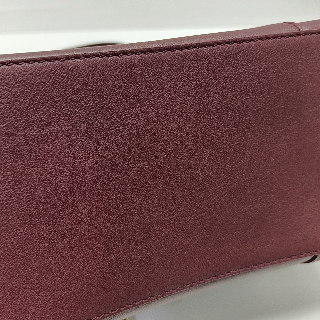 Downtown Small Calfskin Red