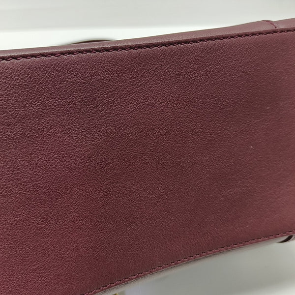 Downtown Small Calfskin Red