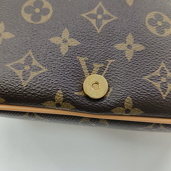 DIANE Monogram Coated Canvas Brown