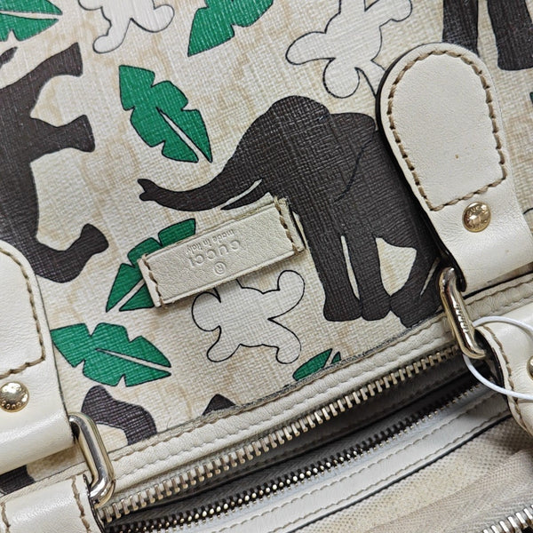 Joy Medium Coated Canvas Beige