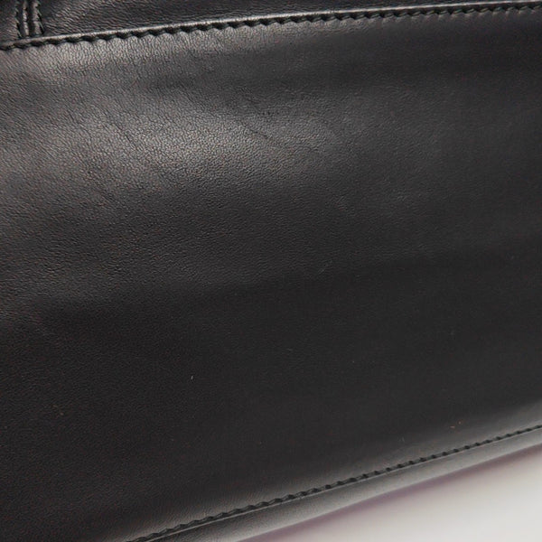 Calfskin Shoulder Bag Black