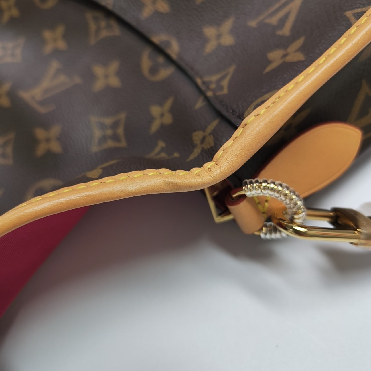 DIANE Monogram Coated Canvas Brown