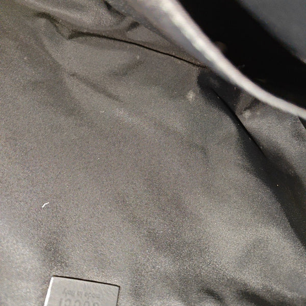 Monogram Calfskin Shoulder Bag Black