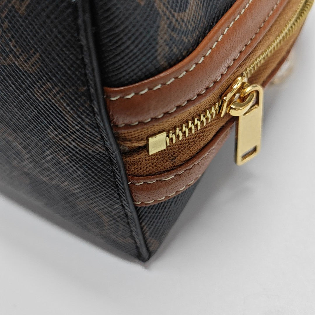 TRIOMPHE Mini Coated Canvas Brown