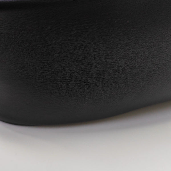 Monogram Calfskin Shoulder Bag Black