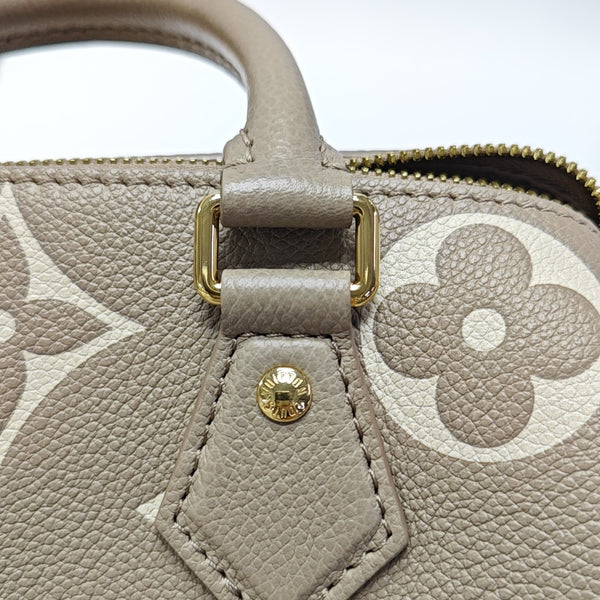 SPEEDY 20 Monogram Calfskin Gray