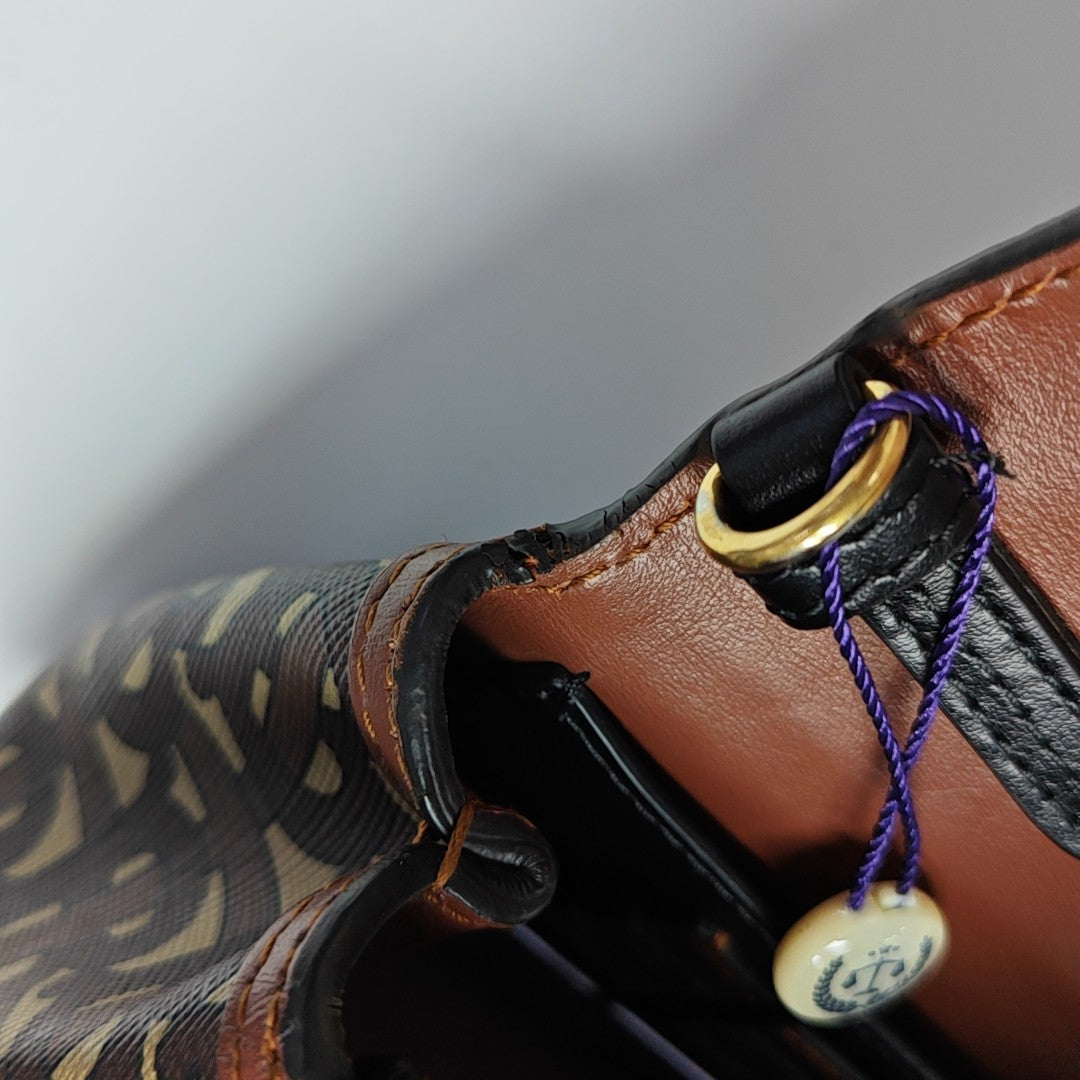Crossbody Bag Coated Canvas Multicolor