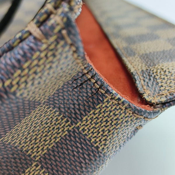 PARIOLI PM Damier Ebene Coated Canvas Brown