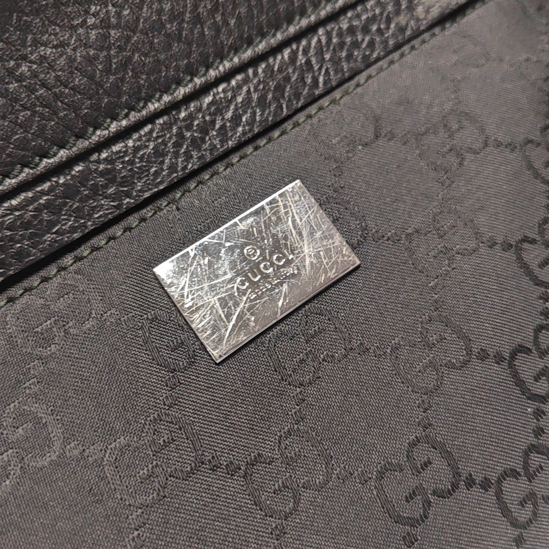 Monogram Canvas Belt Bag Black