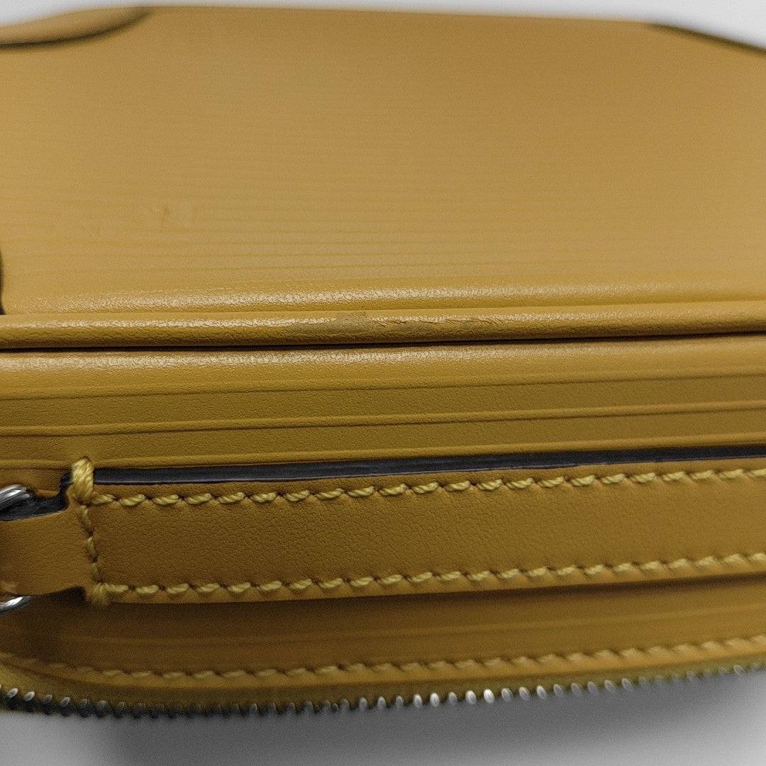 Calfskin Shoulder Bag Mini Yellow