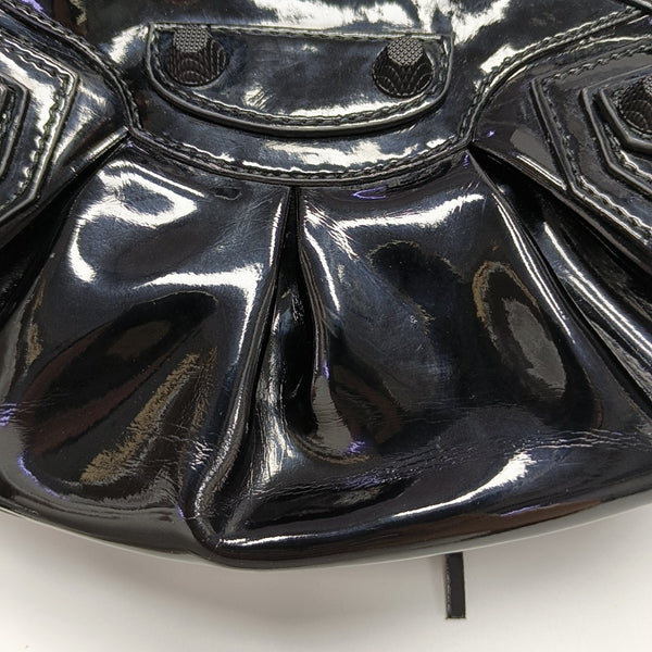 Le Cagole Mini Patent Leather Black