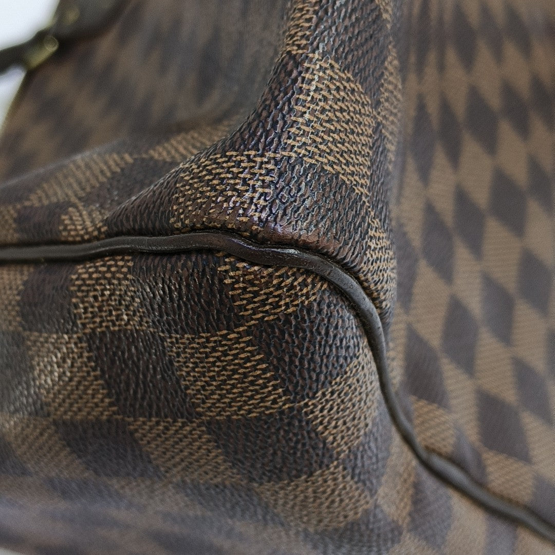SPEEDY 30 Damier Ebene Coated Canvas Brown