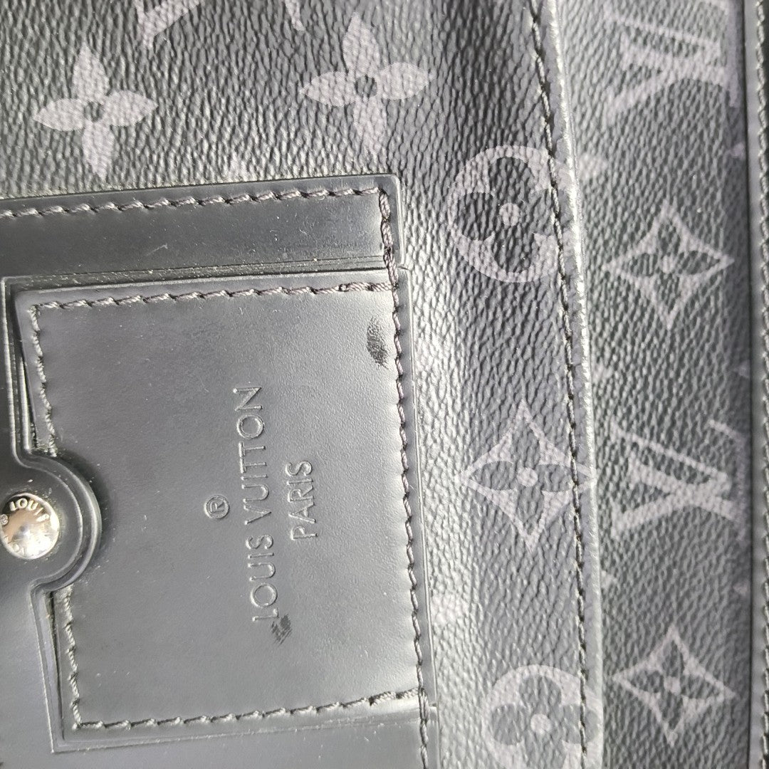 VOYAGER PM Monogram Coated Canvas Black
