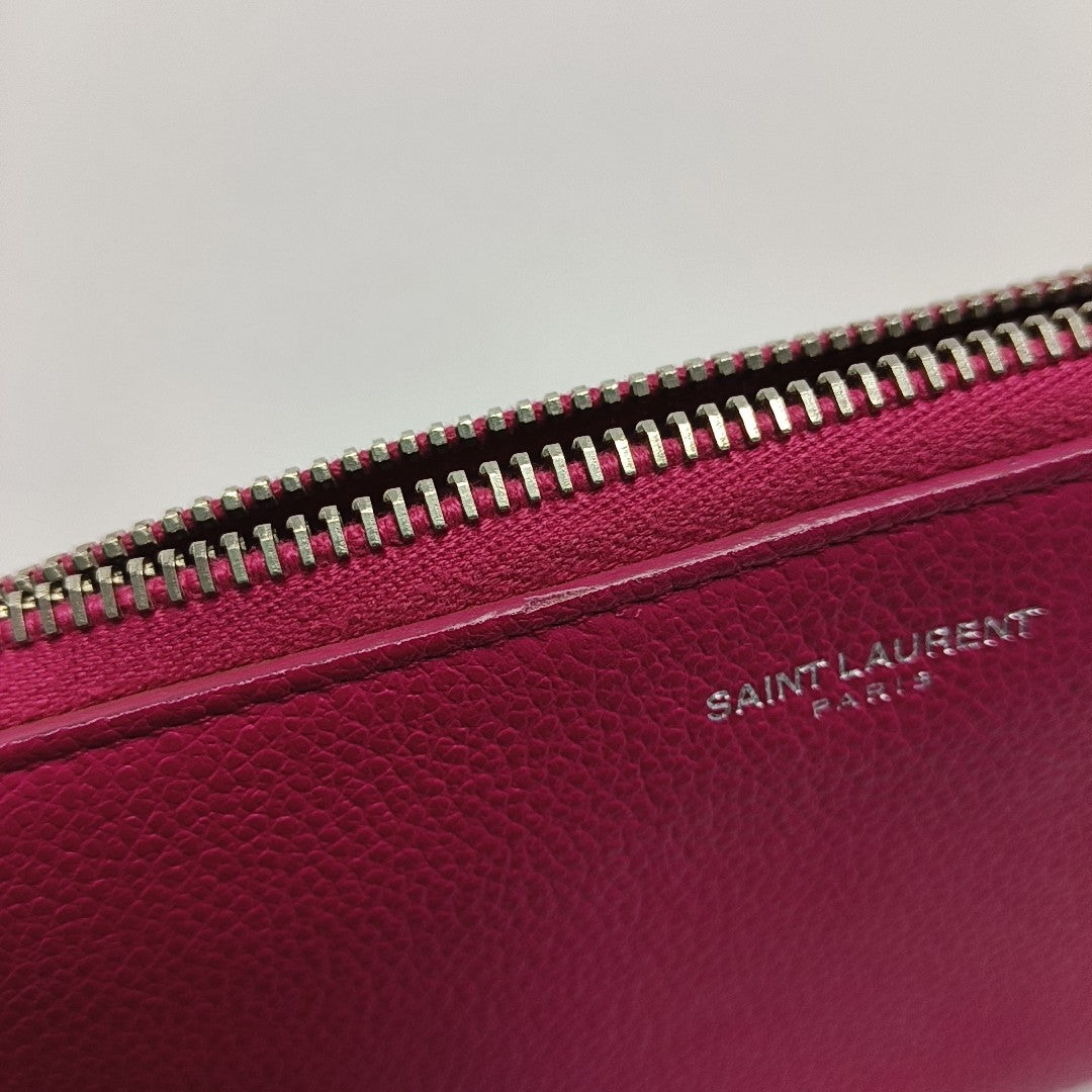 Calfskin Wallet Red