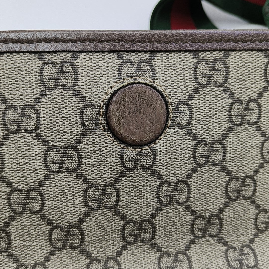 Neo Vintage Small Monogram Coated Canvas Beige