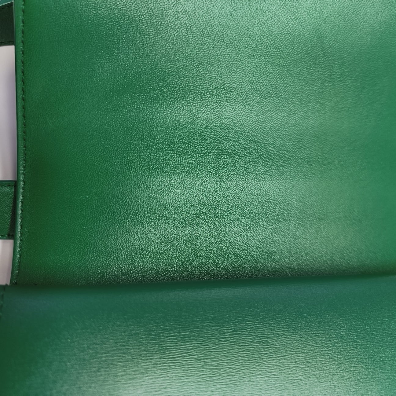 The Clip Calfskin Green