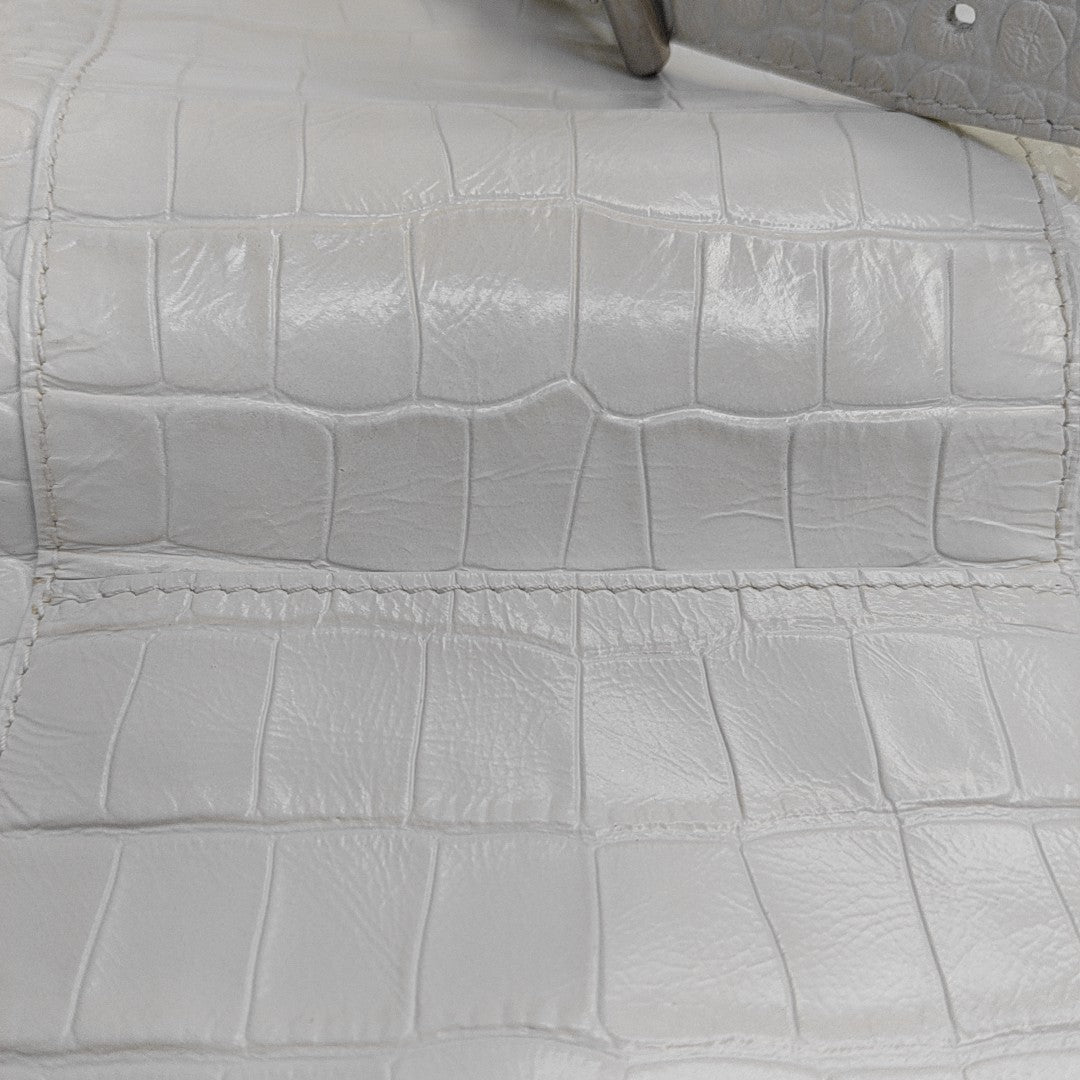 Downtown Mini Calfskin White