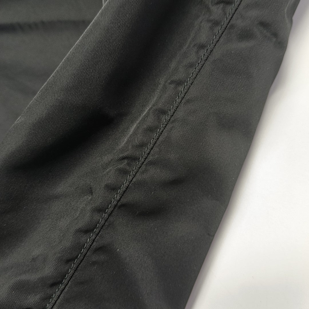 Nylon Top Handle Bag Black