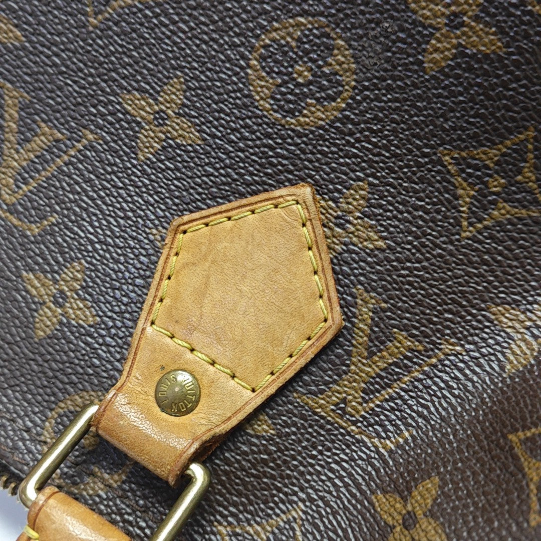 SPEEDY 25 Monogram Coated Canvas Brown