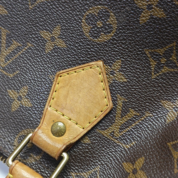 SPEEDY 25 Monogram Coated Canvas Brown