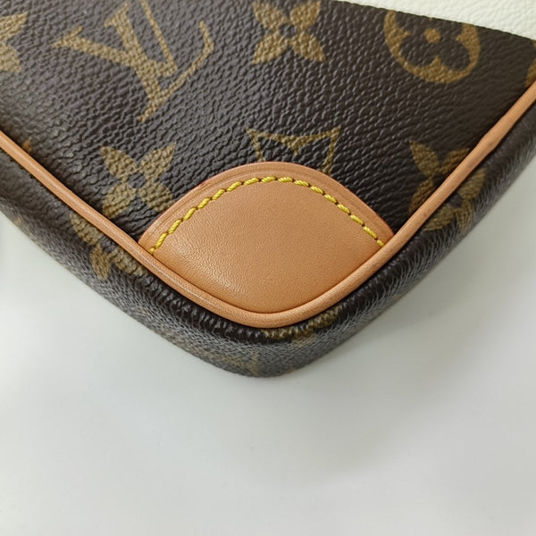 PANAME SET Monogram Coated Canvas Brown
