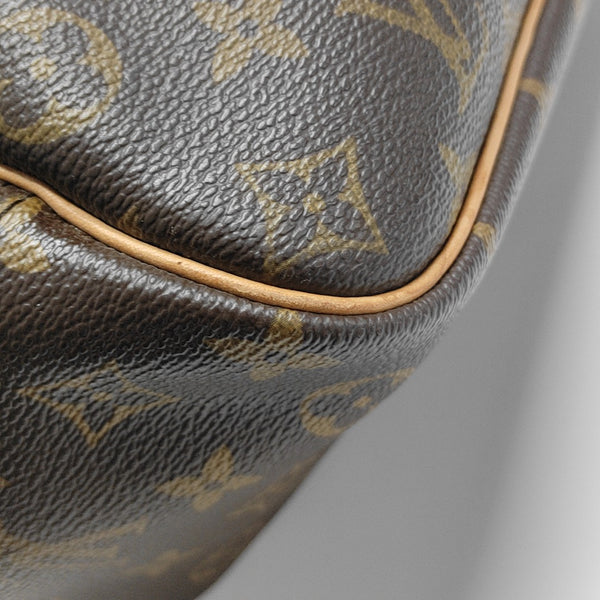 DEAUVILLE Monogram Coated Canvas Brown