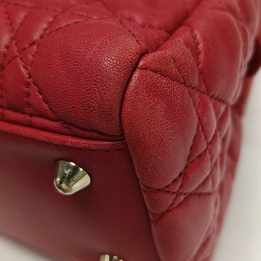Dior Soft Cannage Lambskin Red