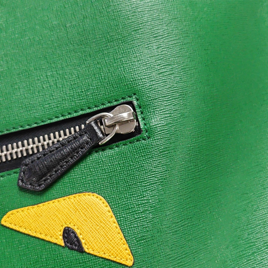 Monster Medium Calfskin Green