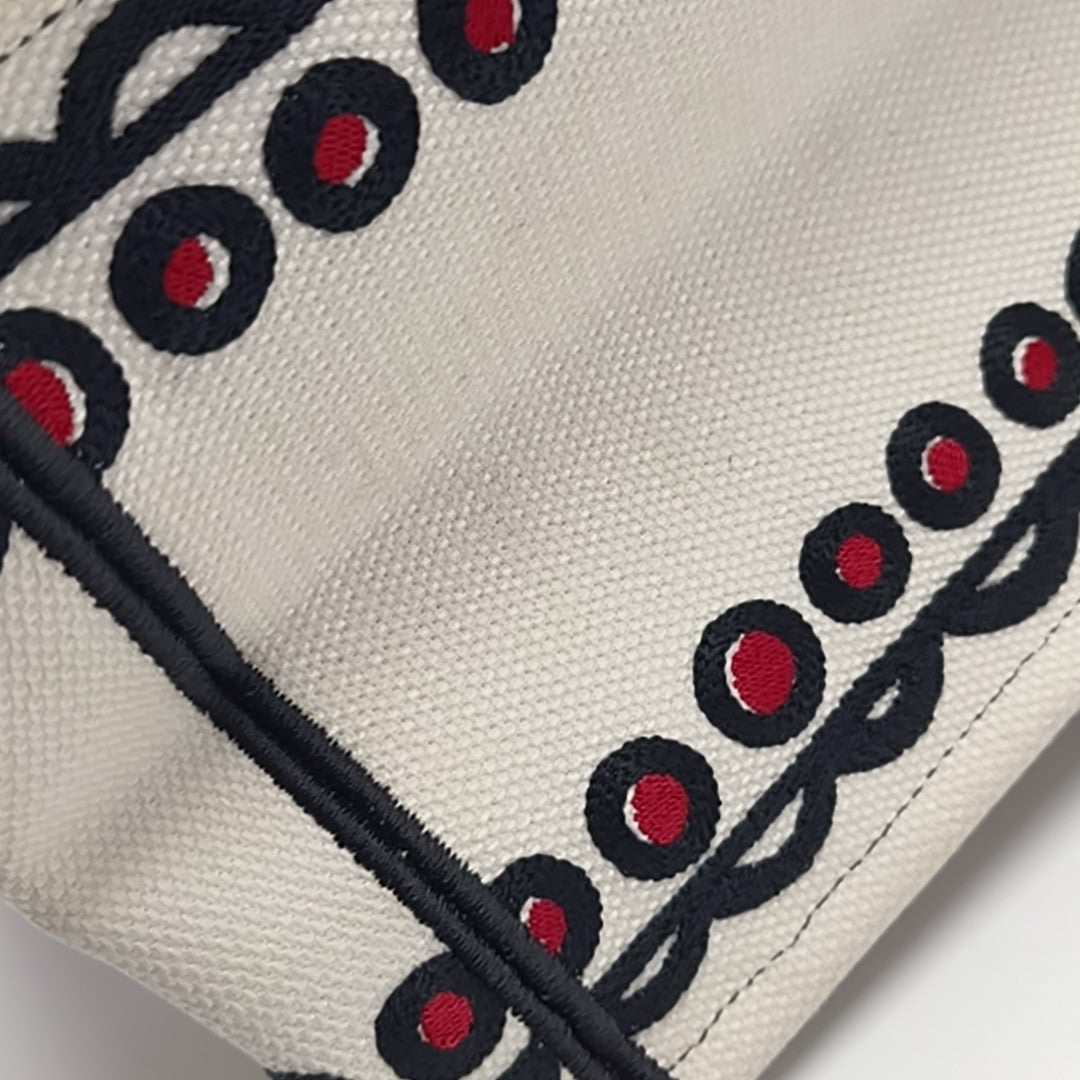 Book Tote Medium Canvas White