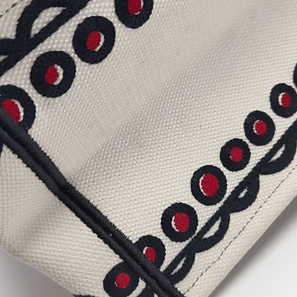 Book Tote Medium Canvas White