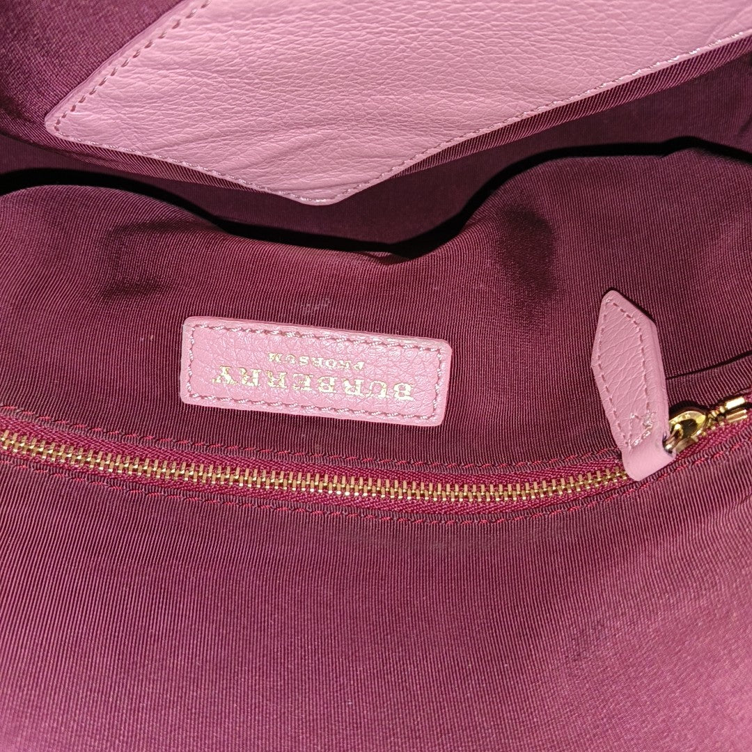 Calfskin Crossbody Bag Pink