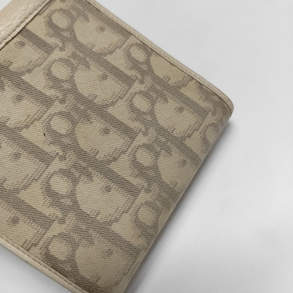 Oblique Canvas Wallet Beige