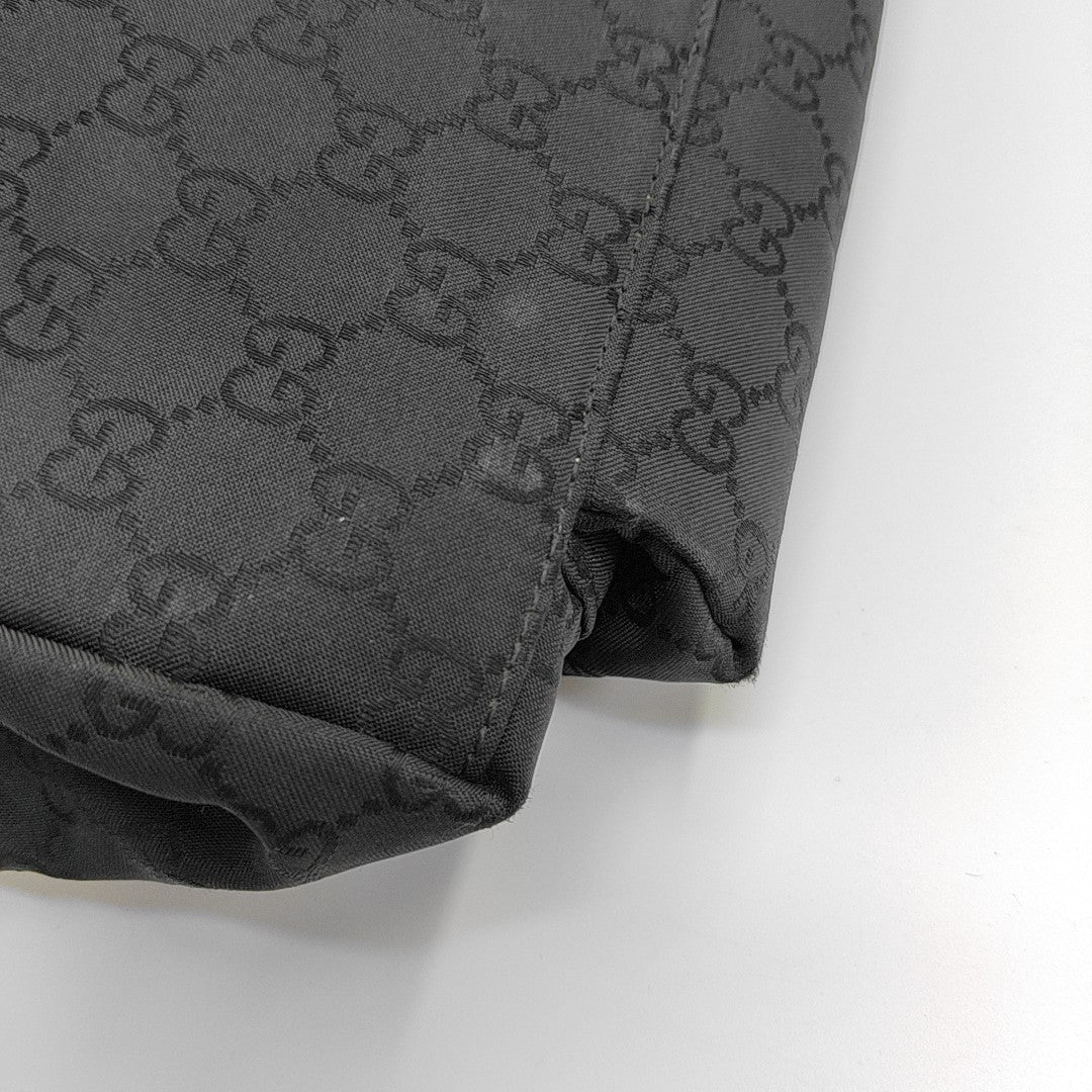 Monogram Canvas Backpack Black