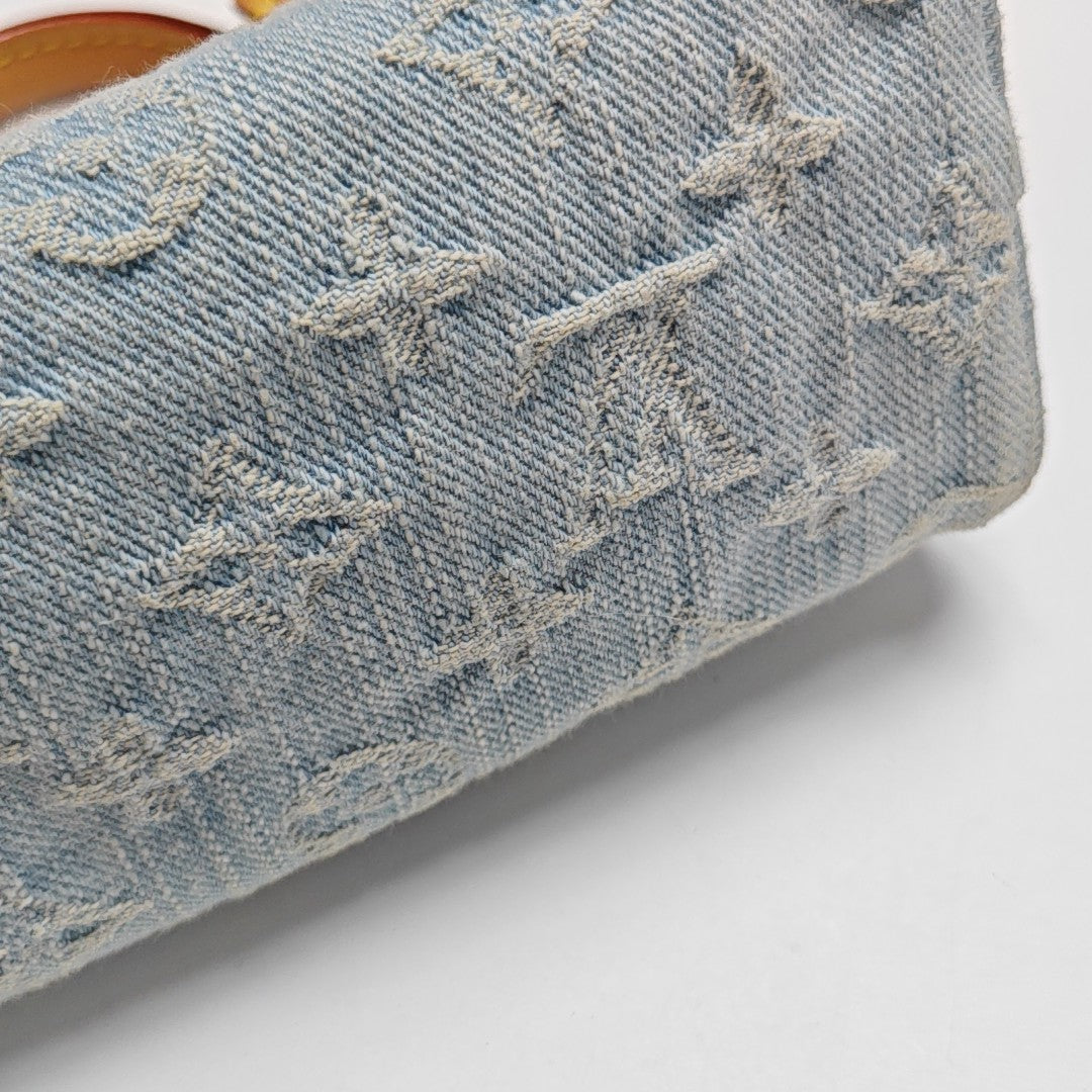 SPEEDY Mini Monogram Denim Blue