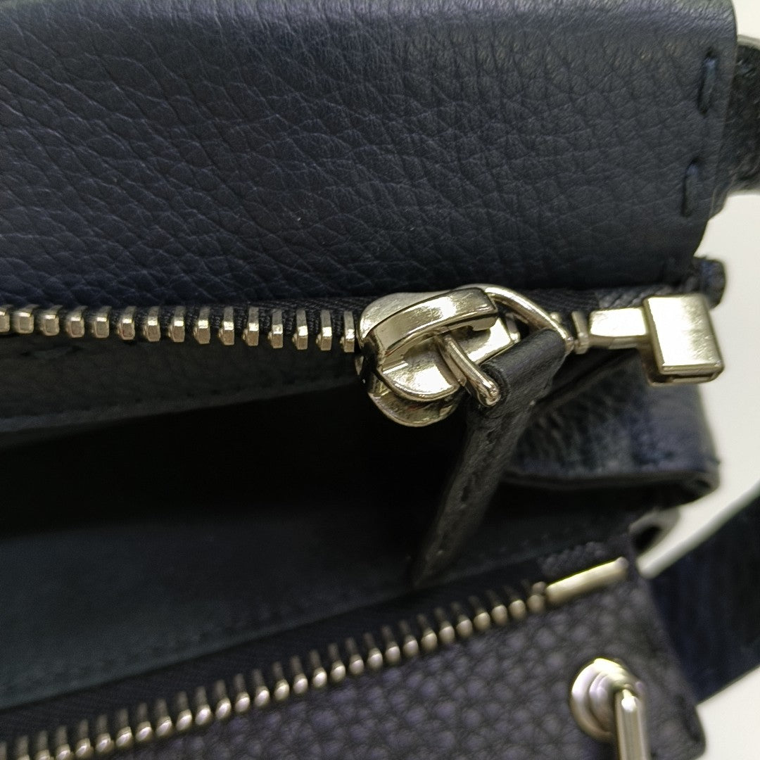 Peekaboo Large Calfskin Blue