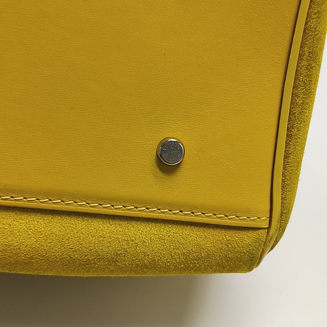 SPEEDY CUBE PM Damier Calfskin Yellow