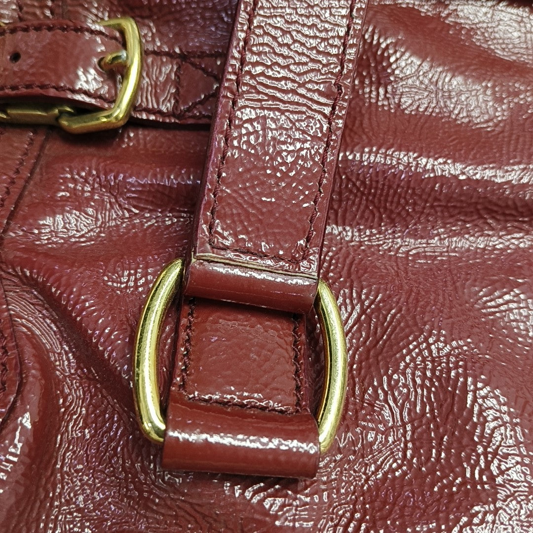 DOWNTOWN CABAS Calfskin Red