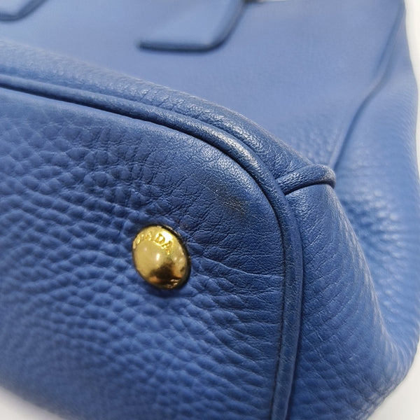 Calfskin Tote Bag Blue