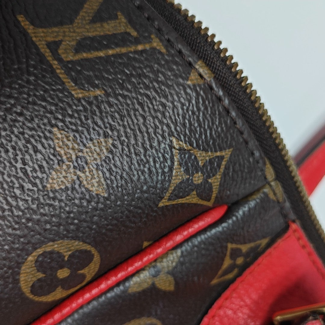 ESTRELA Monogram Coated Canvas Brown