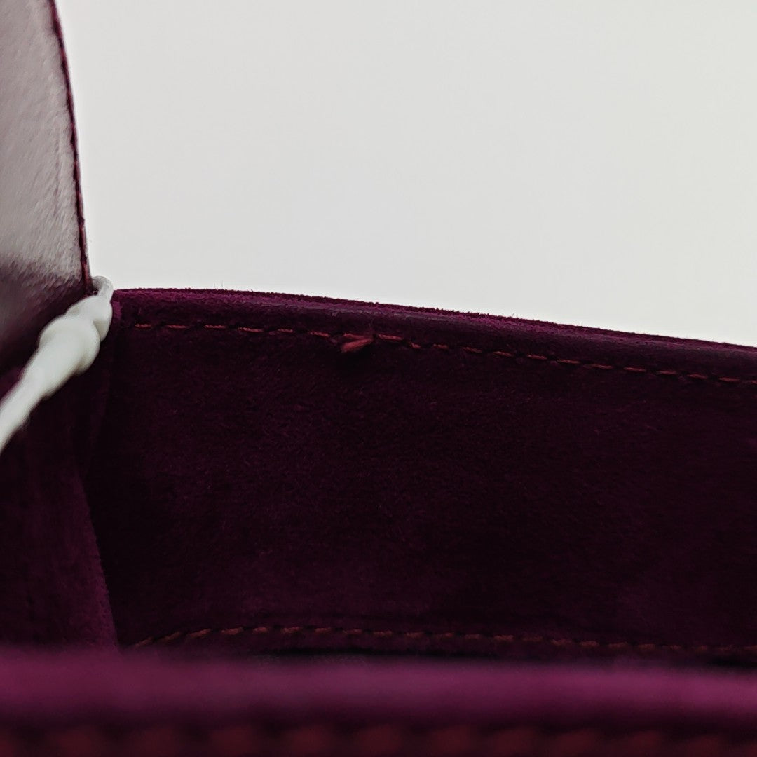 Suede Bucket Bag Red