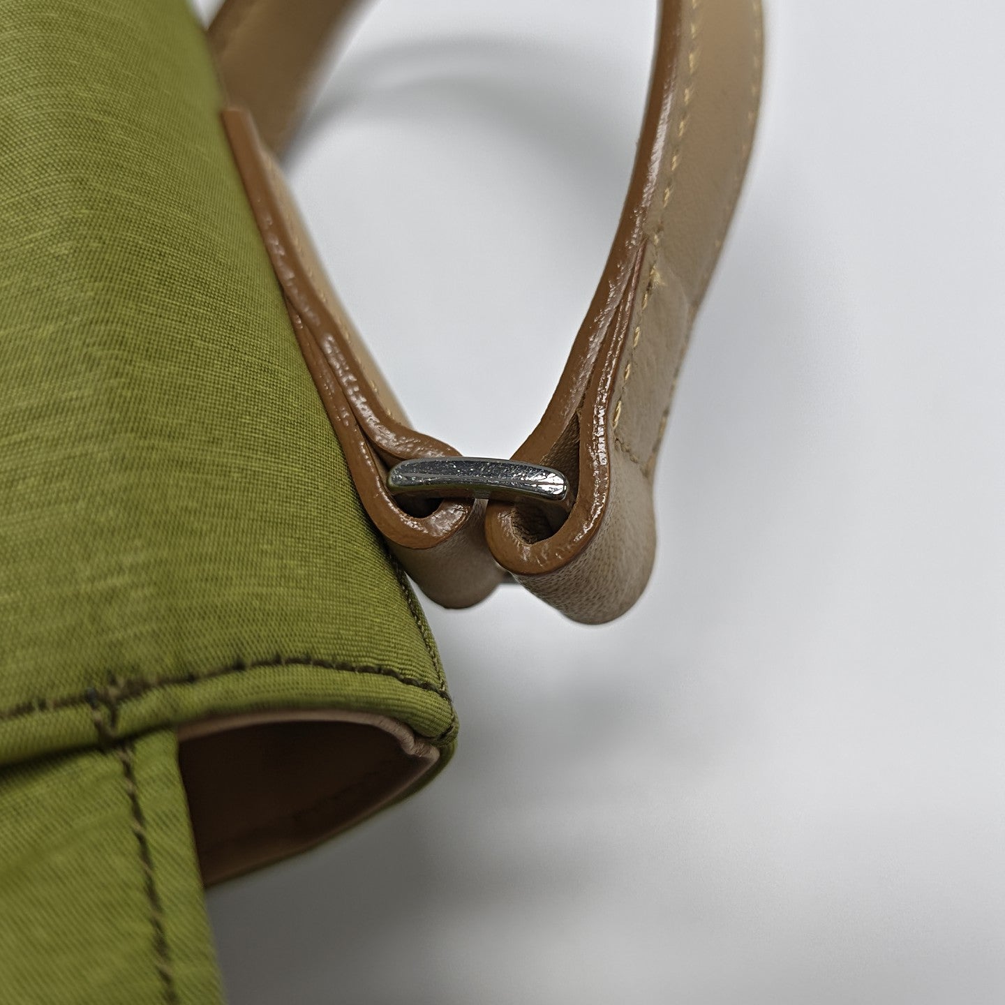 Fabric Shoulder Bag Green