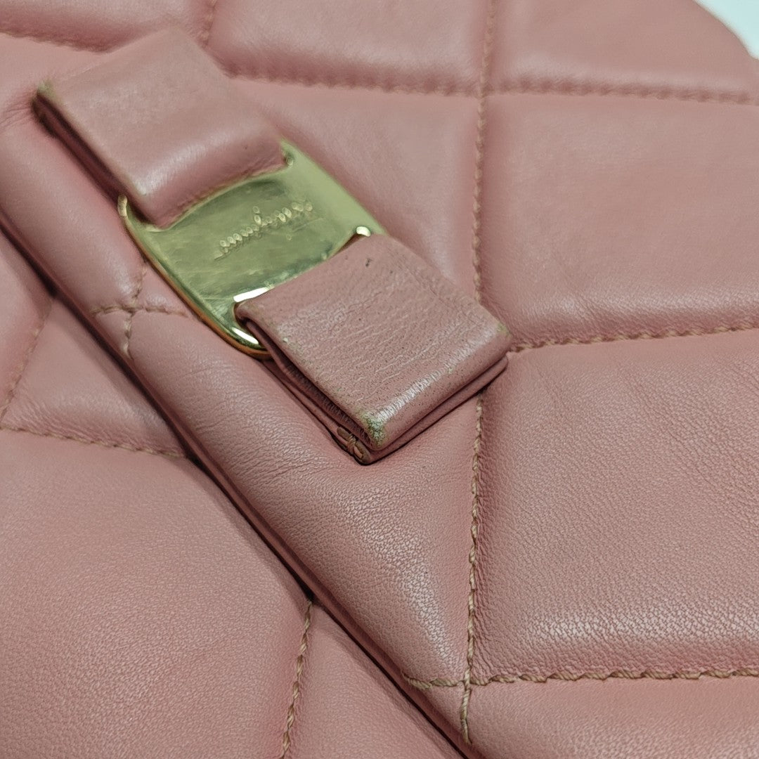 Vara Quilted Calfskin Pink