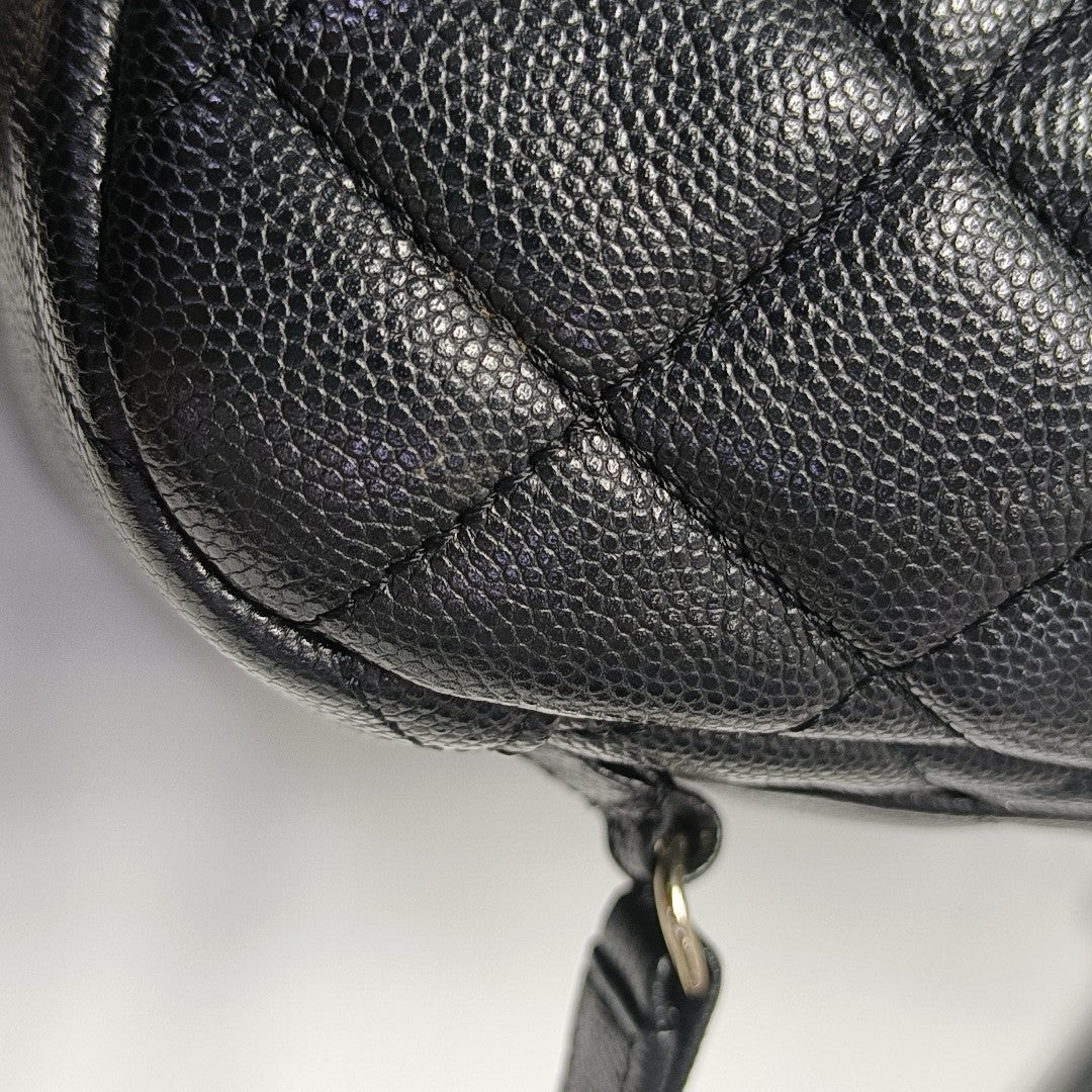 URBAN SPIRIT Quilted Grained Calfskin Black