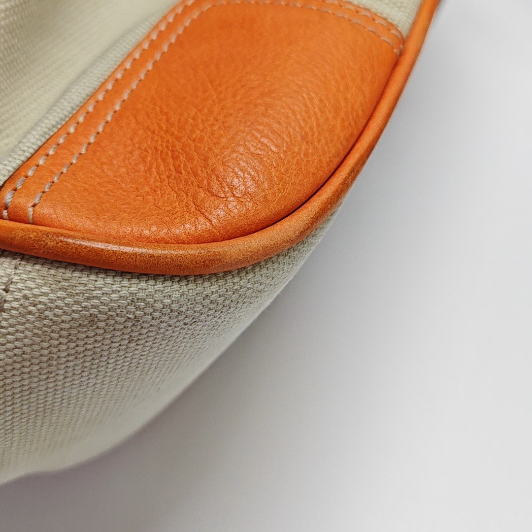 Canvas Shoulder Bag Beige