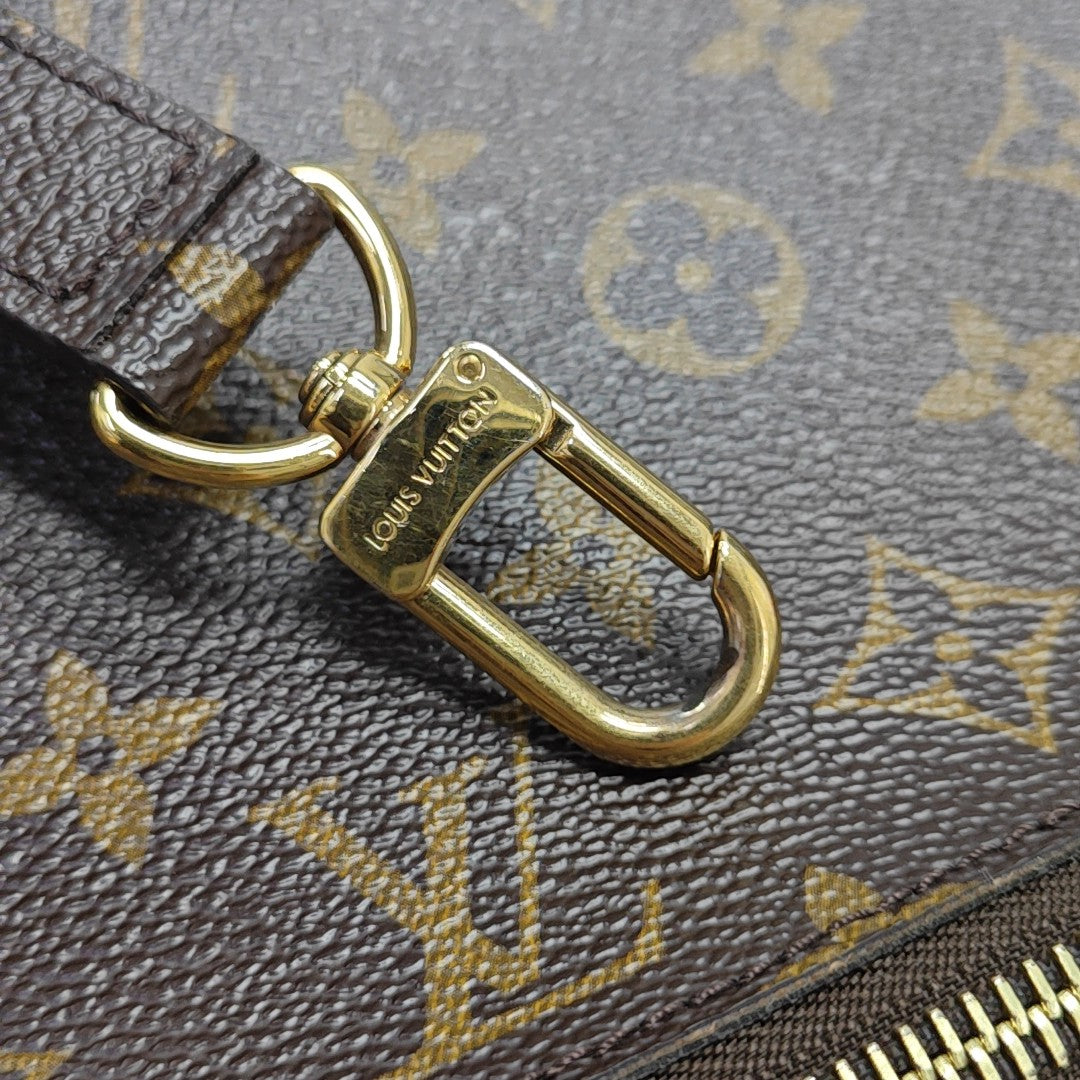 MÉTIS MM Monogram Coated Canvas Brown