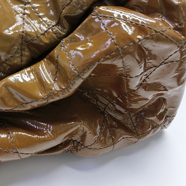 Le Trente Cannage Patent Leather Brown