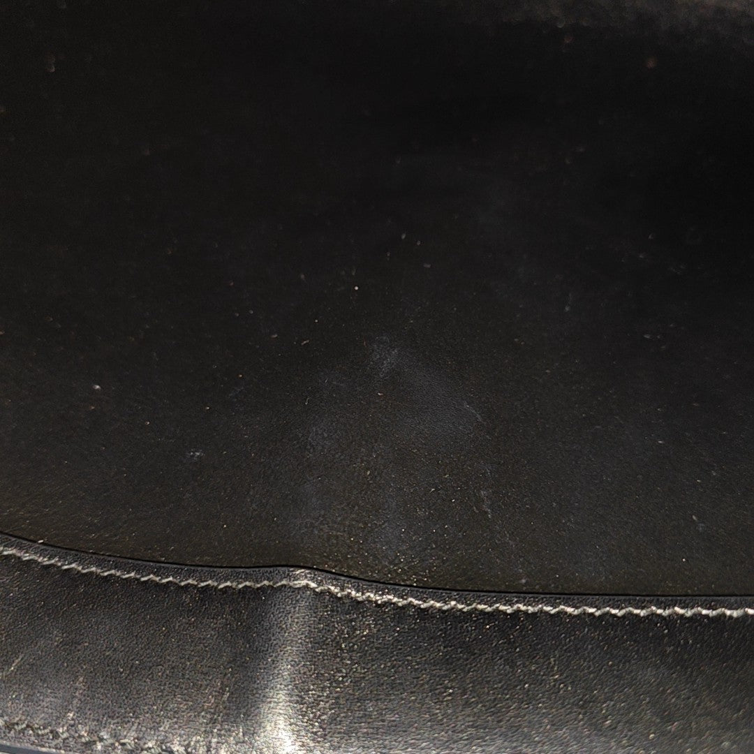 MANHATTAN Medium Calfskin Black