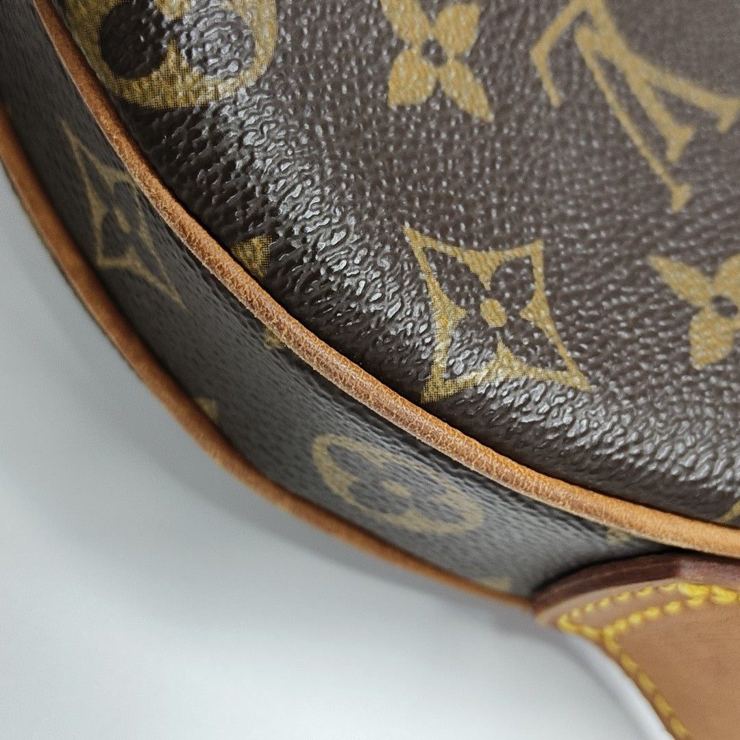 CROISSANT PM Monogram Coated Canvas Brown